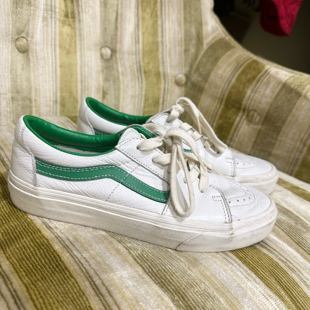 Vans Sk8-Low Vintage Leather Sneakers